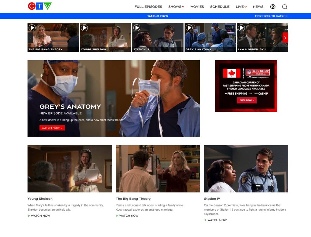 ctv homepage